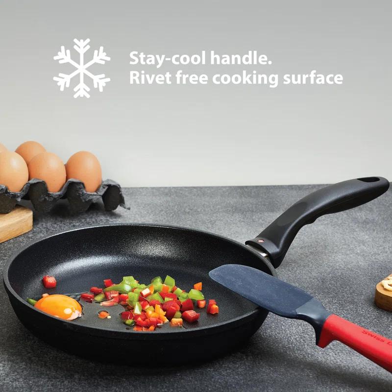 Swiss Diamond Non-Stick Cast Aluminum Wok with Lid