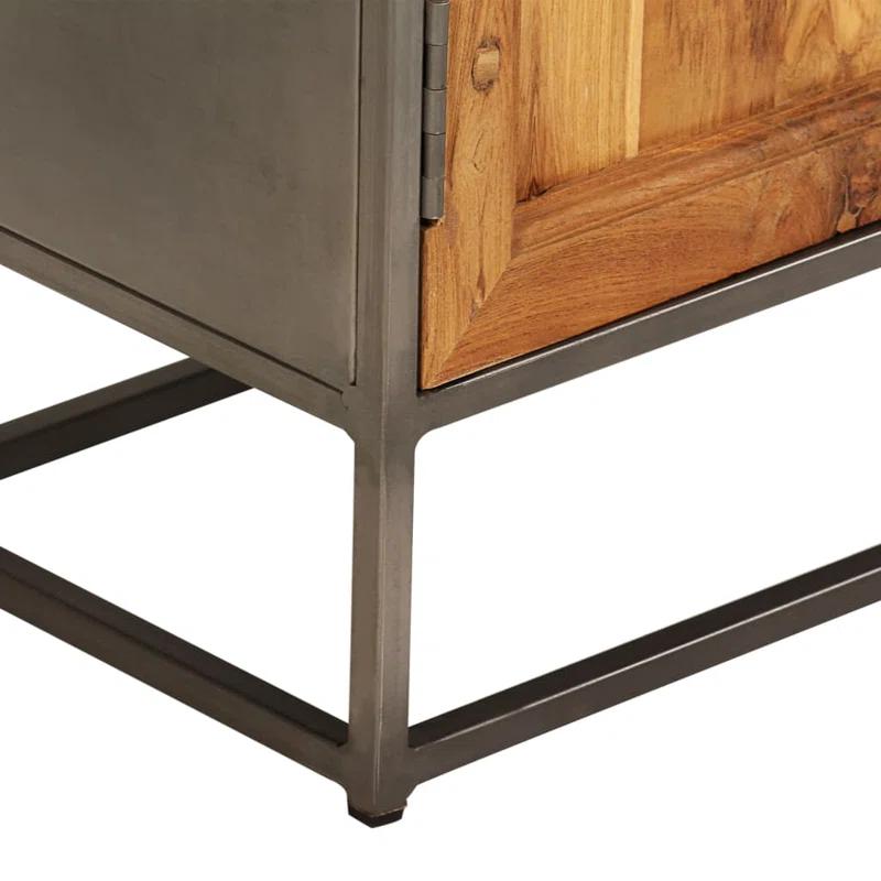 East Urban Home Sideboard Recycled Teak and Steel