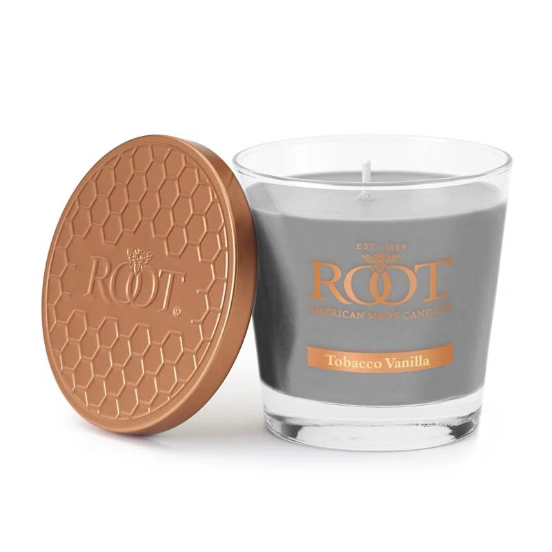 Root Candles Tobacco Vanilla Scented Jar Candle