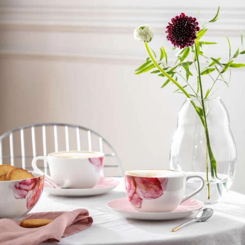 Villeroy & Boch Villeroy & Boch Rose Garden Premium Porcelain Dinner Plate in Rosé