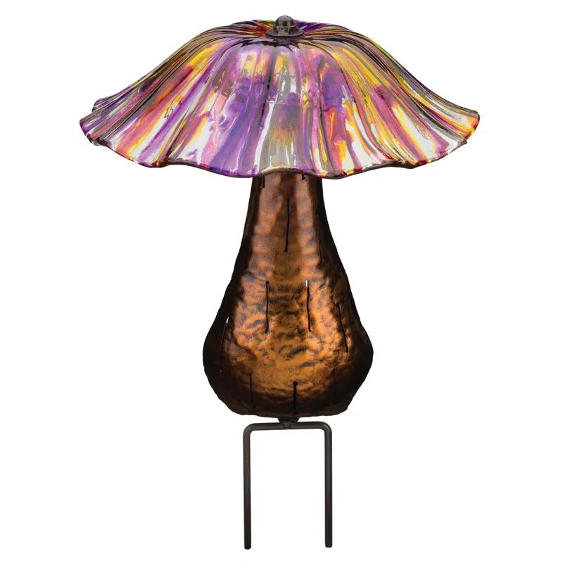 Regal Art & Gift Solar Toadstool Stake