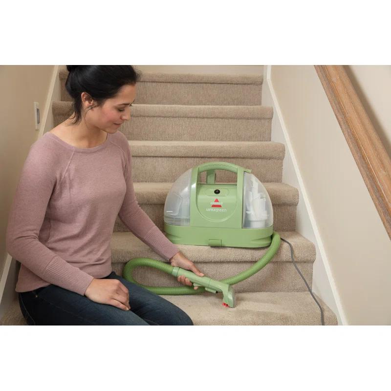 BISSELL 1400B BISSELL Little Green Multi-Purpose Portable Carpet and Upholstery Cleaner, Car and Auto Detailer, with Exclusive Specialty Tools, Green, 1400B