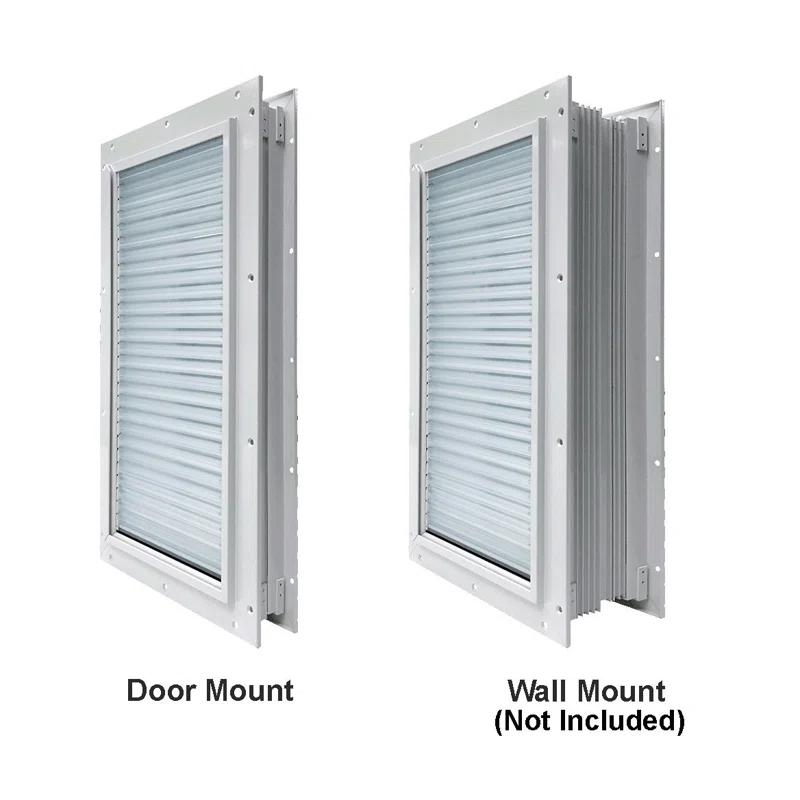 High Tech Pet Metal Door Mounted Electronic Pet Door