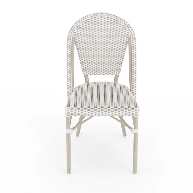 Martha Stewart Martha Stewart Lily Pond All-Weather Stackable Patio Bistro Dining Chair