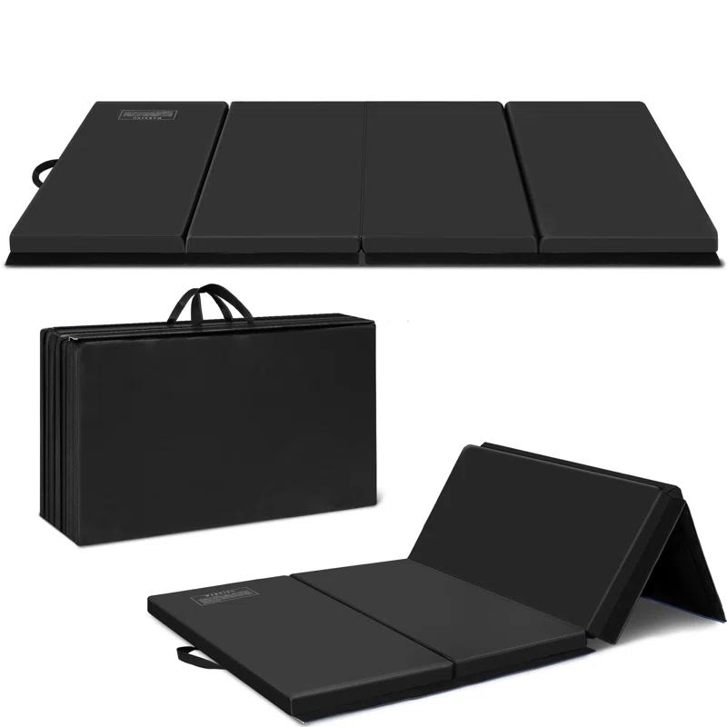 Polar Aurora 3'x6'x2 Thick Folding Gymnastics Exercise Mat Aerobics Stretching Yoga Mats