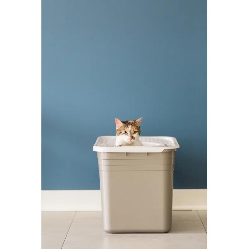 Plastic Enclosed Litter Box