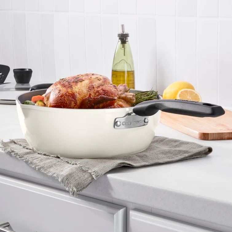 Cuisinart Preferred Pan 4 Piece Set (4.5 Qt. Multi-Purpose Pan with Cover, Steamer, Slotted Turner)