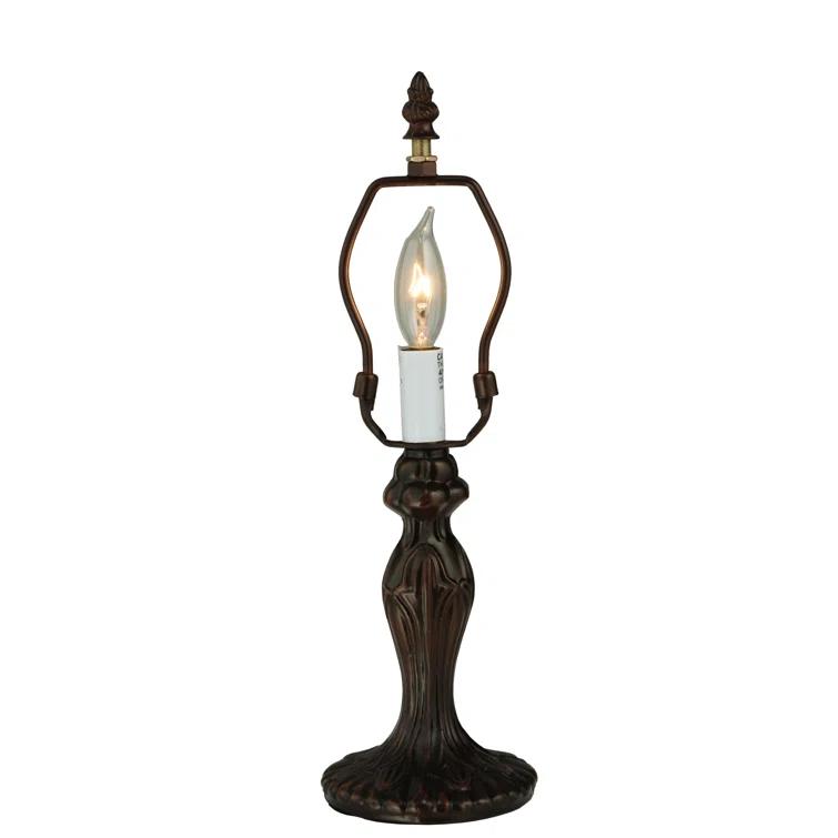 Meyda Lighting Meyda Tiffany & Stained Glass Metal Table Lamp