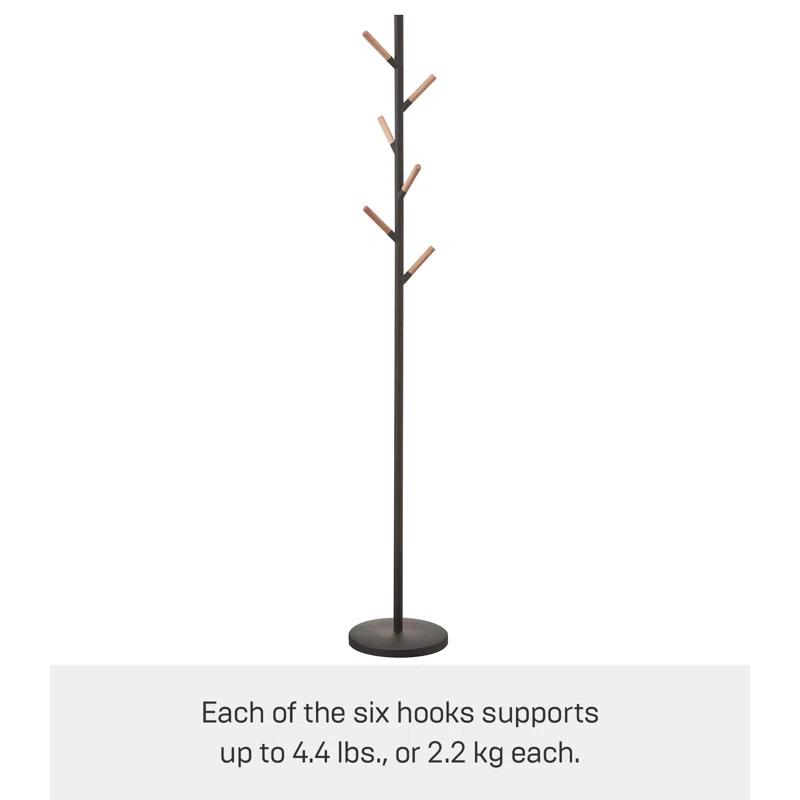 Yamazaki Home Coat Hanger, Steel, Weighted Base