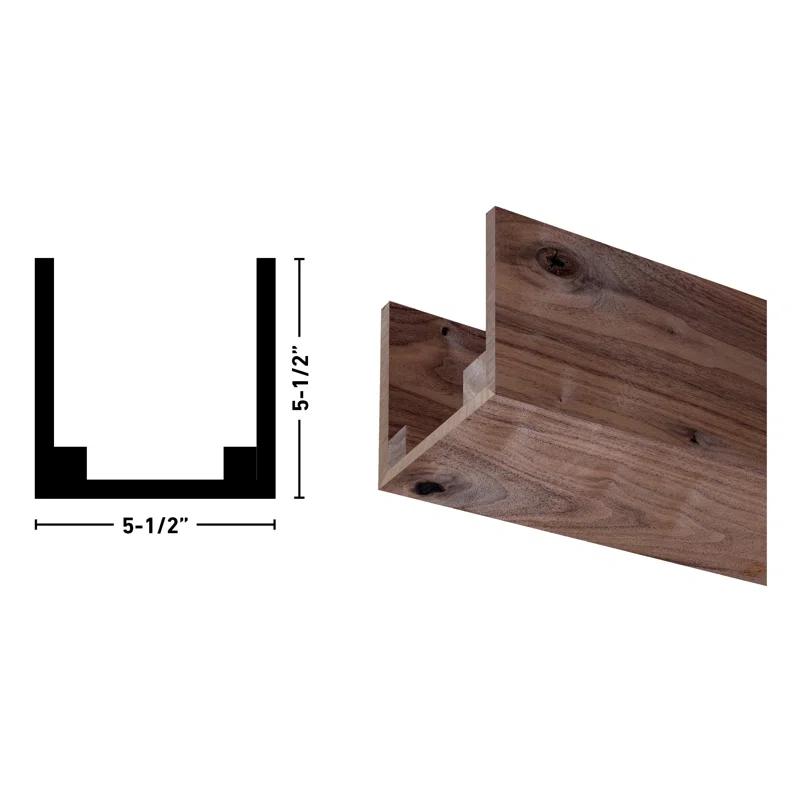 Ornamental Mouldings Rustic Box Beam Walnut