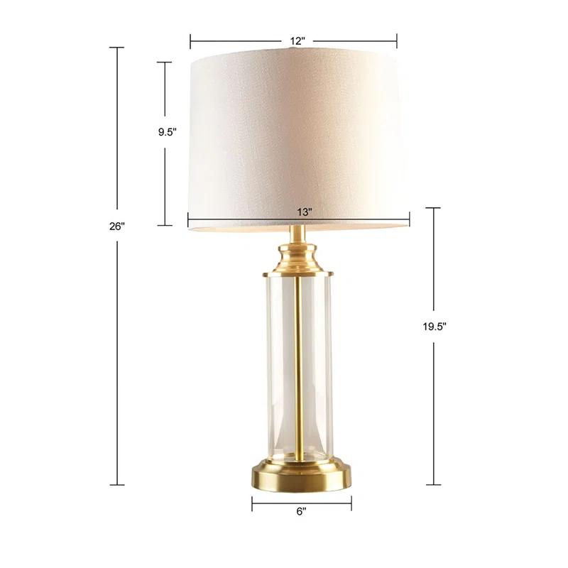 Mercer41 Clarity Cylinder Table Lamp Set of 2
