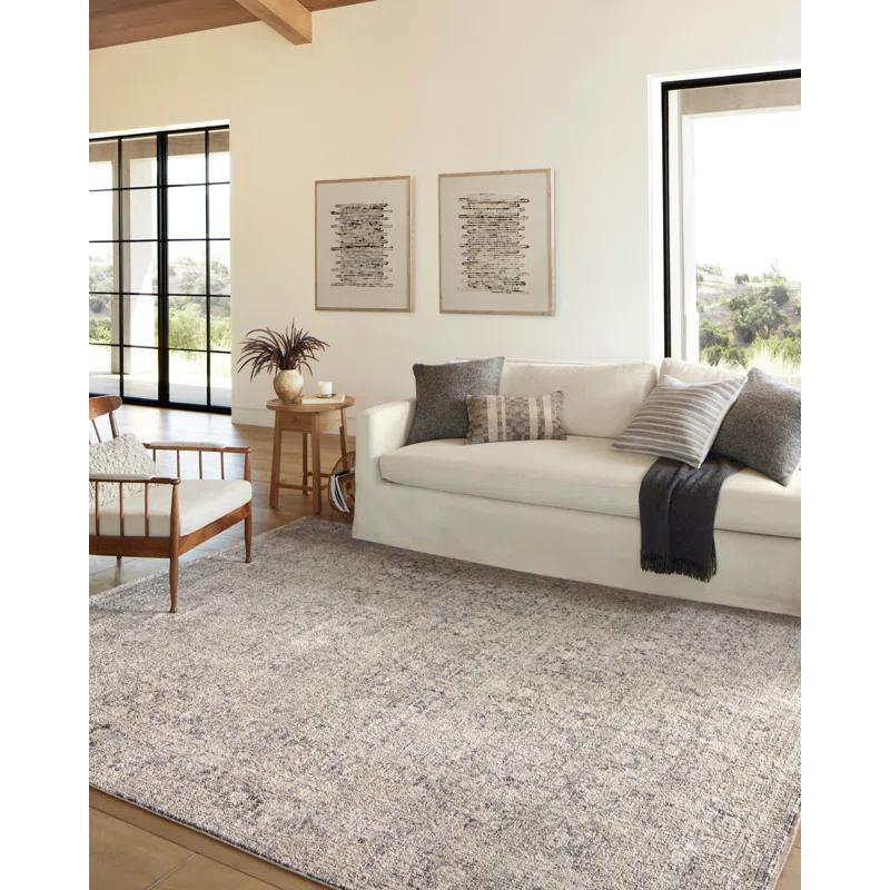 Amber Lewis x Loloi Alie Greys/ Beige/ Ivory Area Rug