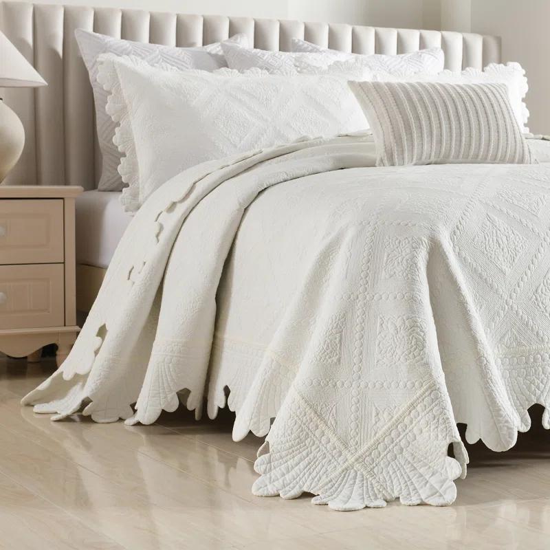 MarCielo Tkembroidery Cotton Abstract Quilt Set
