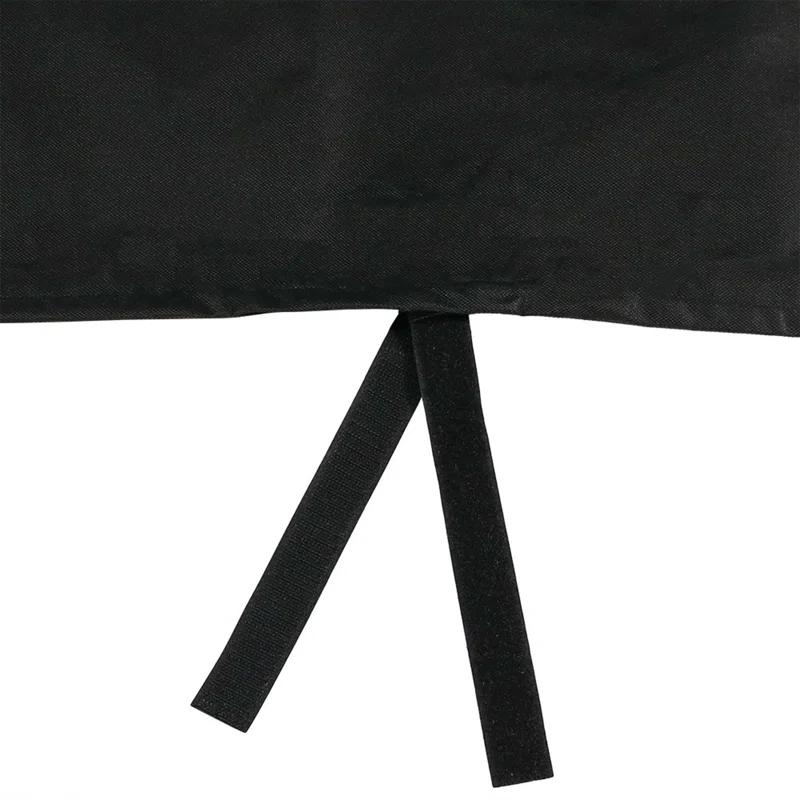 Arlmont & Co. Hamm Black Solid Firewood Log Rack Hoop Cover with PVC Backing