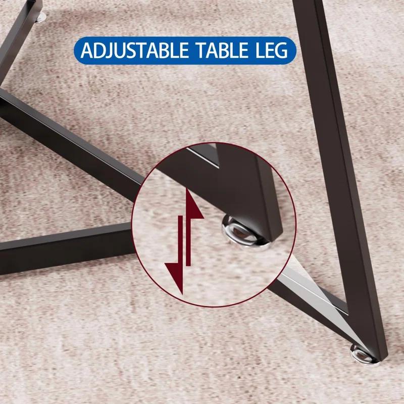 17 Stories Dining Table Set For 2, Round Kitchen Table And Upholstered Chairs For 2, 3 Piece Dining Room Table Set