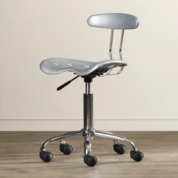 Flash Furniture Bonavant Adjustable Swivel Chair for Desk and Office with Tractor Seat
