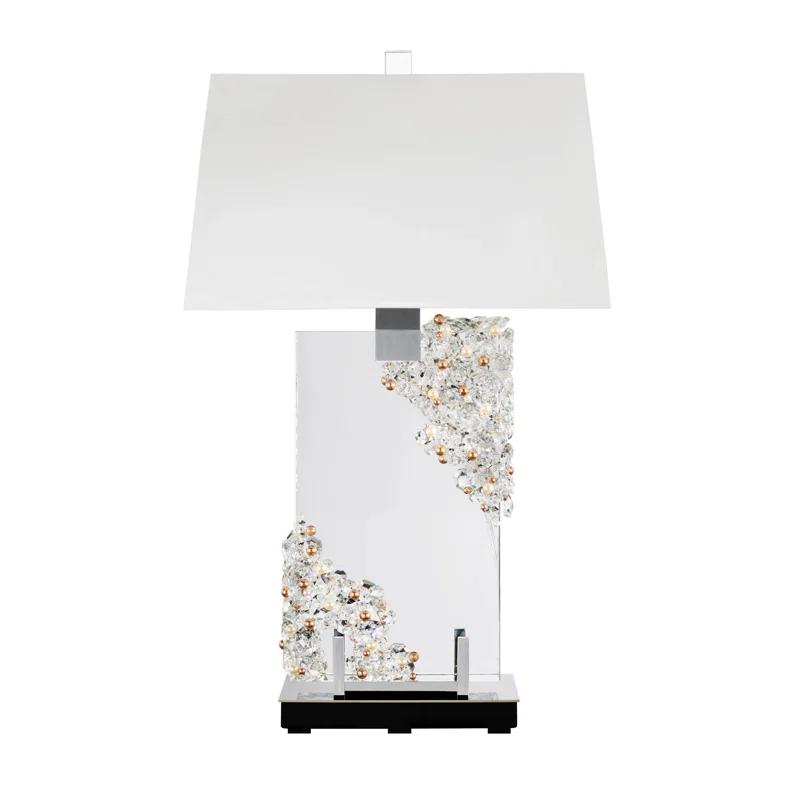 Schonbek Forever Auroa Metal Table Lamp