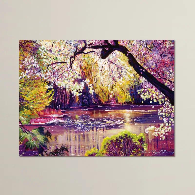 " Central Park Spring Pond " by David Lloyd Glover