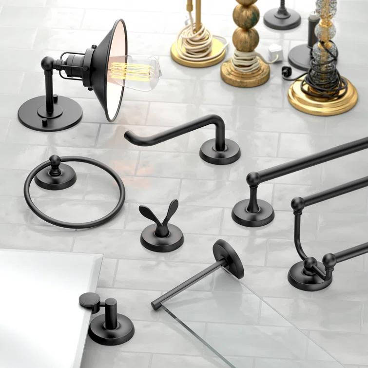 Gatco Designer II Wall Mounted Framed Oval Bathroom Vanity Mirror | Pivoting and Beveled Mirror