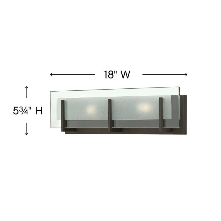 Hinkley Latitude 2-Light Dimmable Vanity Light