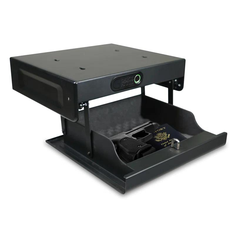 Home Defense Quick Access Drop Action Gun Safe with Biometric Lock