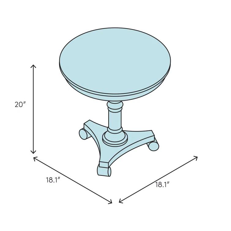 Blu Dot Turn Solid Wood Tray Top End Table