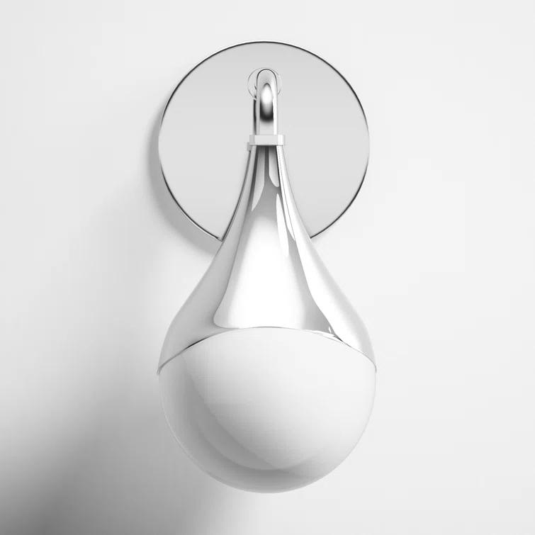 Algiers Single Frosted Bath Sconce