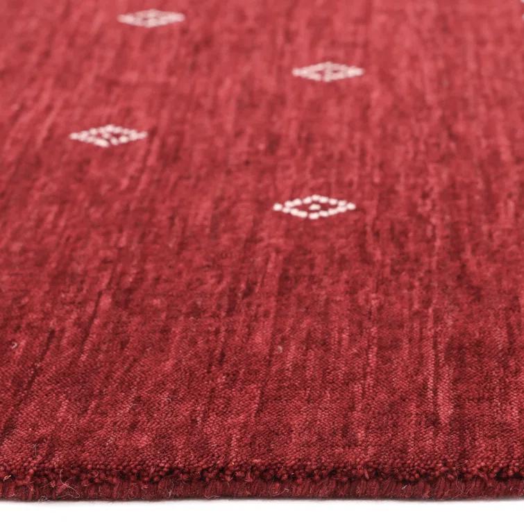 Cyrena Hand-Loomed Wool Rug - Red / 6' x 9'