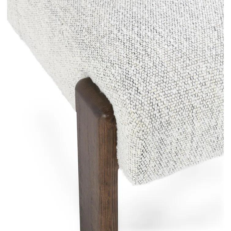 Chelsea Upholstered Fabric Dining Chair In Ivory