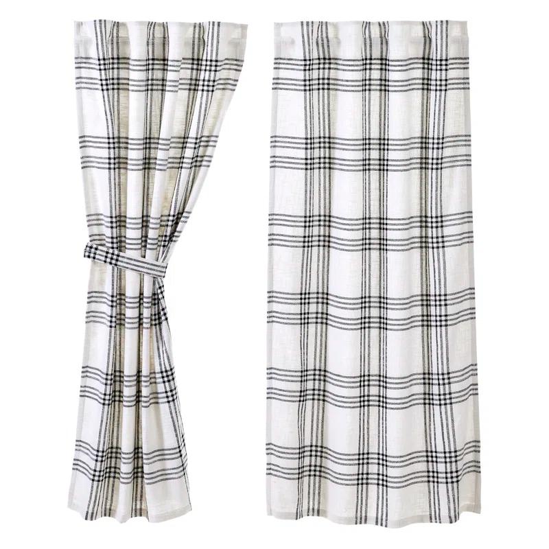 Gracie Oaks Cohe Cotton Room Darkening Curtain Panel Pair