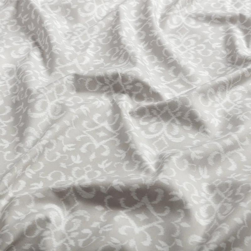 Chanasya Ultra Soft Floral Microfiber Percale Sheet Set