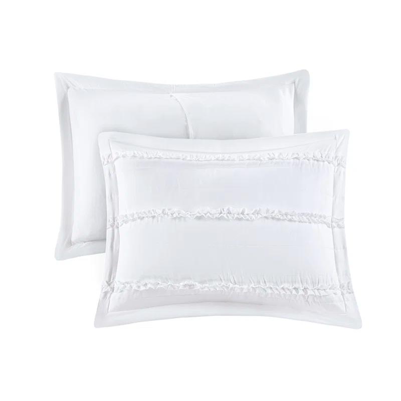 Madison Park Celeste 5 Piece Microfiber Ruffled Comforter Set