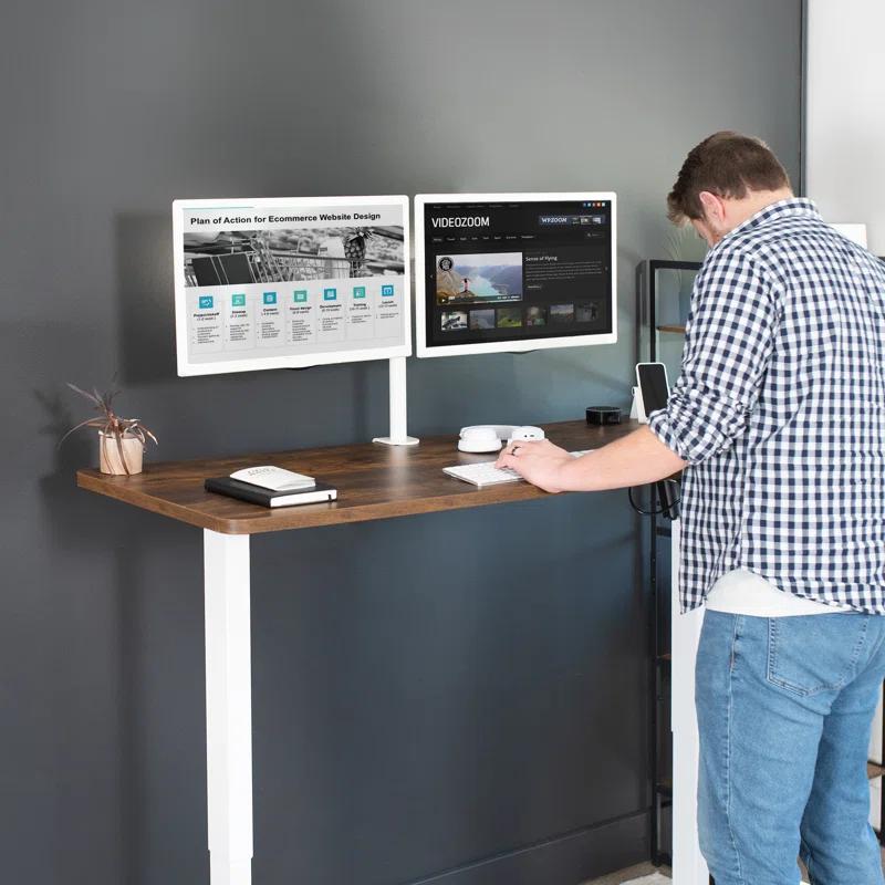 Vivo VIVO Single Motor Electric Desk with Push Button Memory Controller