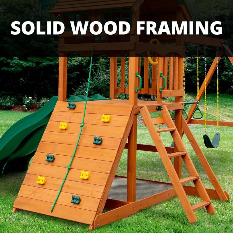 Gorilla Playsets Five Star Space Saver II Swing Set