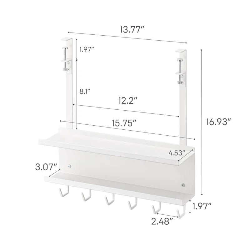 Yamazaki Home Under-Desk Cable & Router Storage Rack, Steel