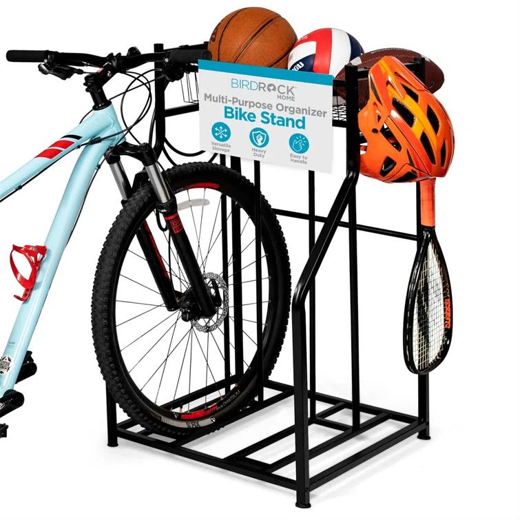 Metal Freestanding Multi-Use Bike Rack