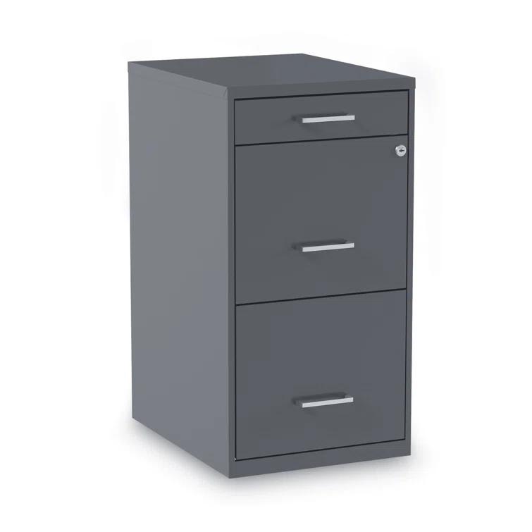 Inbox Zero 14'' Wide 3 -Drawer Steel File Cabinet