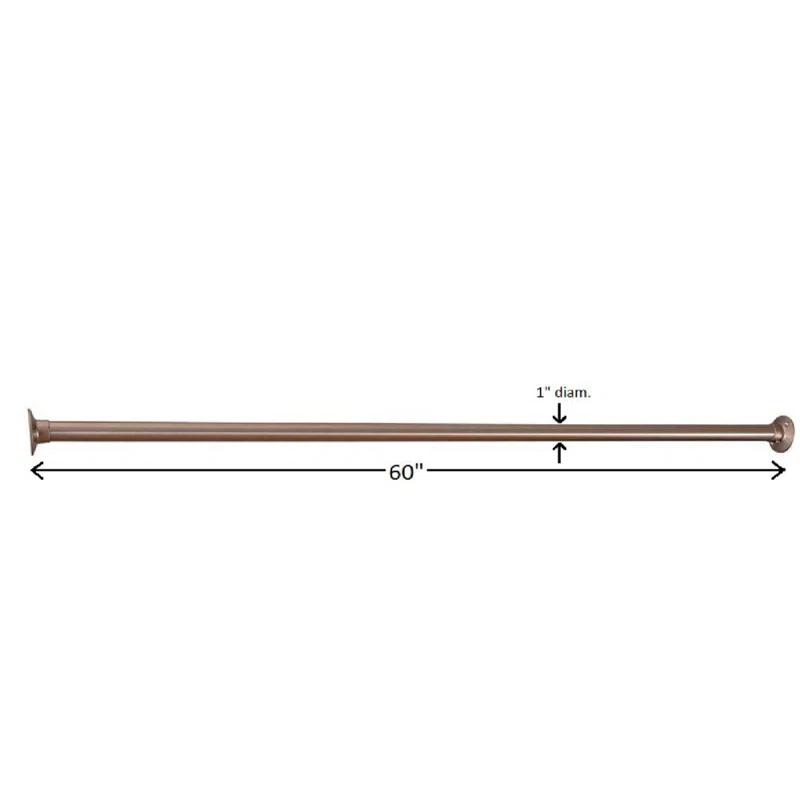 Design House Design House 60" Stainless Steel Shower Rod