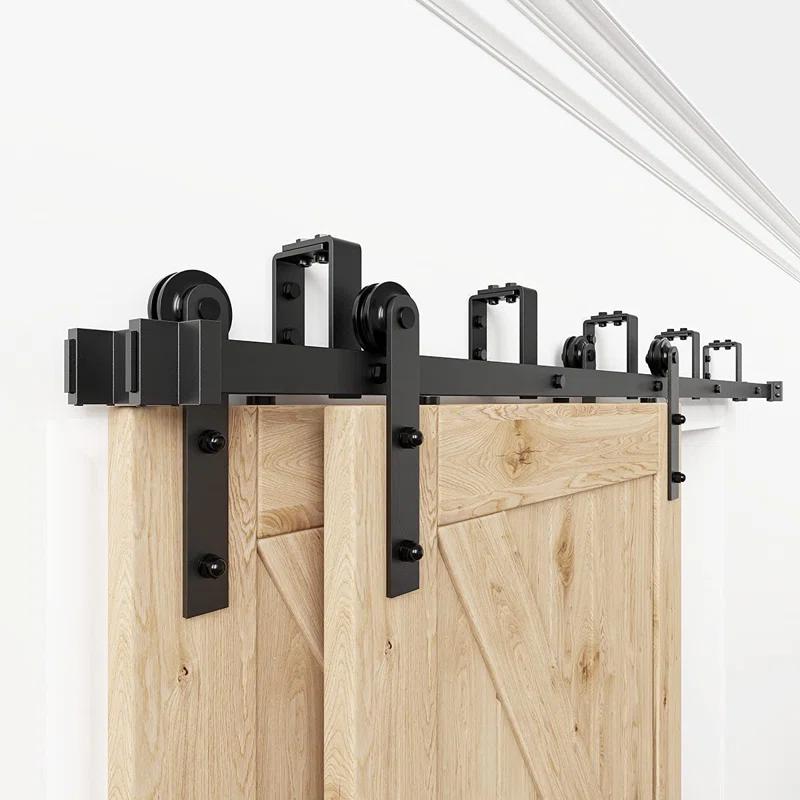 Double Bypass Barn Door Hardware Kit