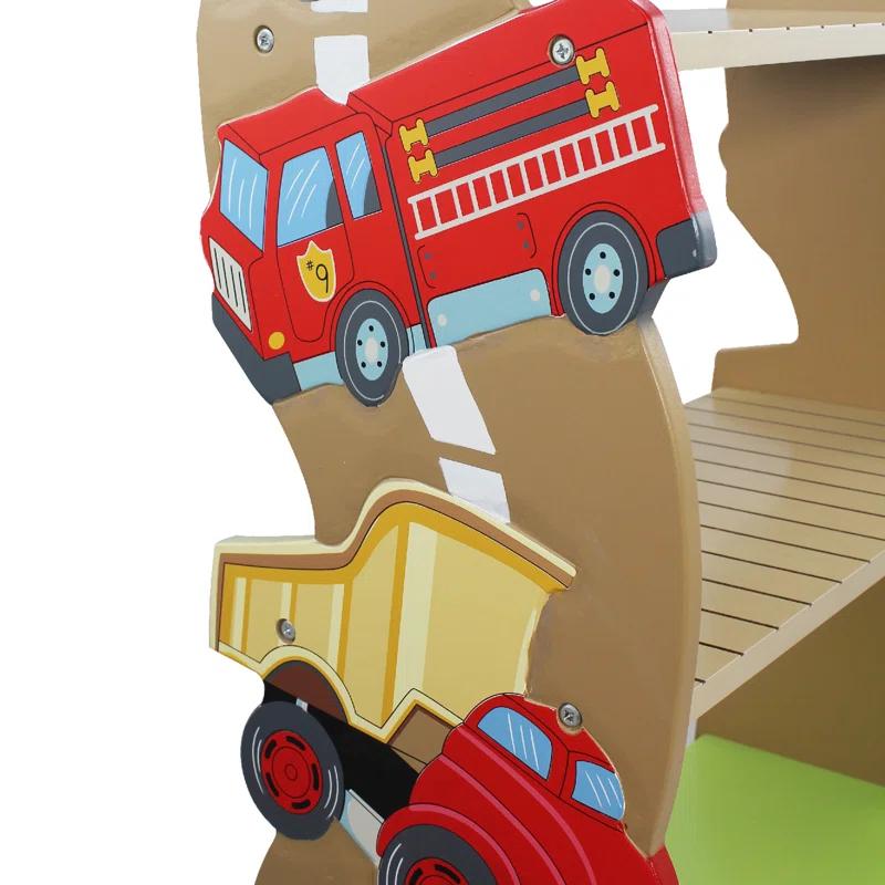 Teamson Kids Teamson Kids Transportation 3-Tier Bookshelf & Storage Drawer