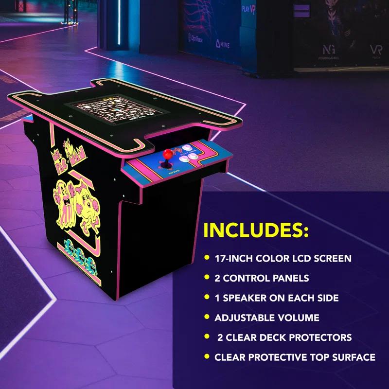 Arcade 1Up Arcade1Up Ms. Pac-Man 40th Anniversary Head-to-Head Black Series Edition Table
