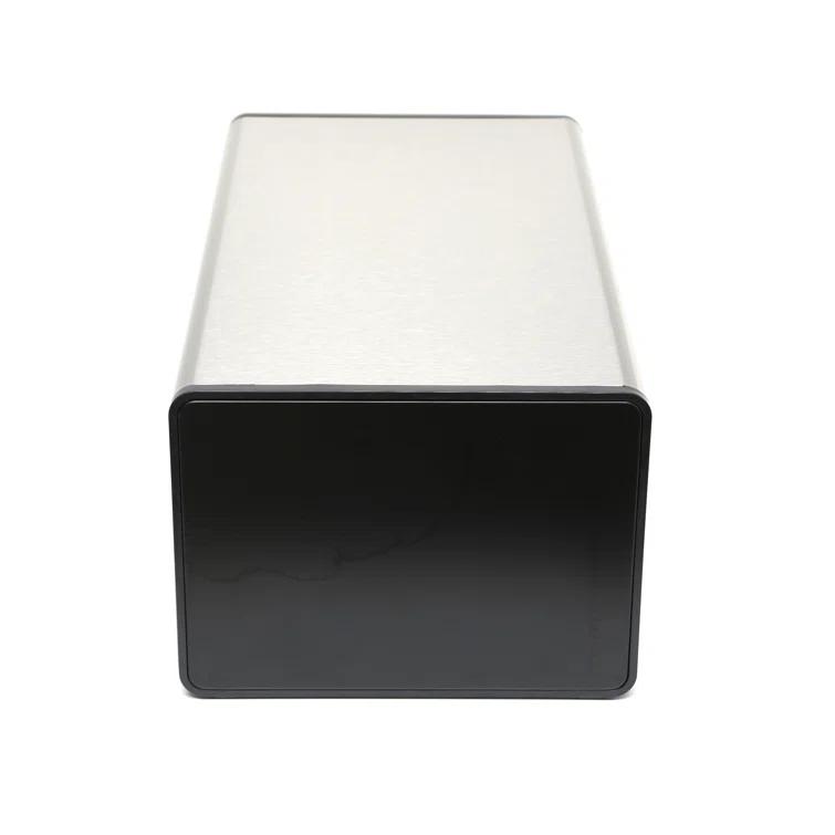 Brabantia Fall Front Bread Box, Matte Steel Fingerprint Proof