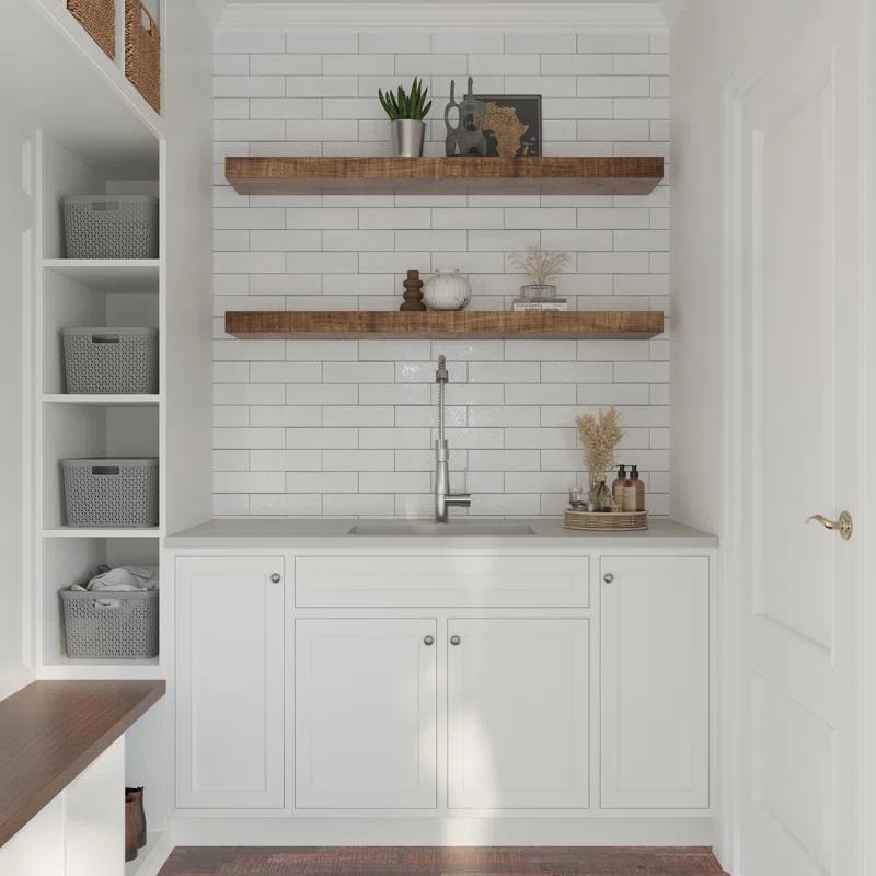 Dogberry Collections Dogberry Collections Solid Beam Floating Shelf