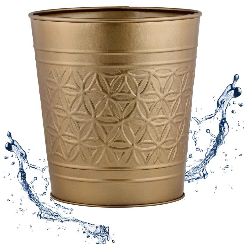 Autumn Alley Alley Metal Open Waste Basket - 1.7 Gallons