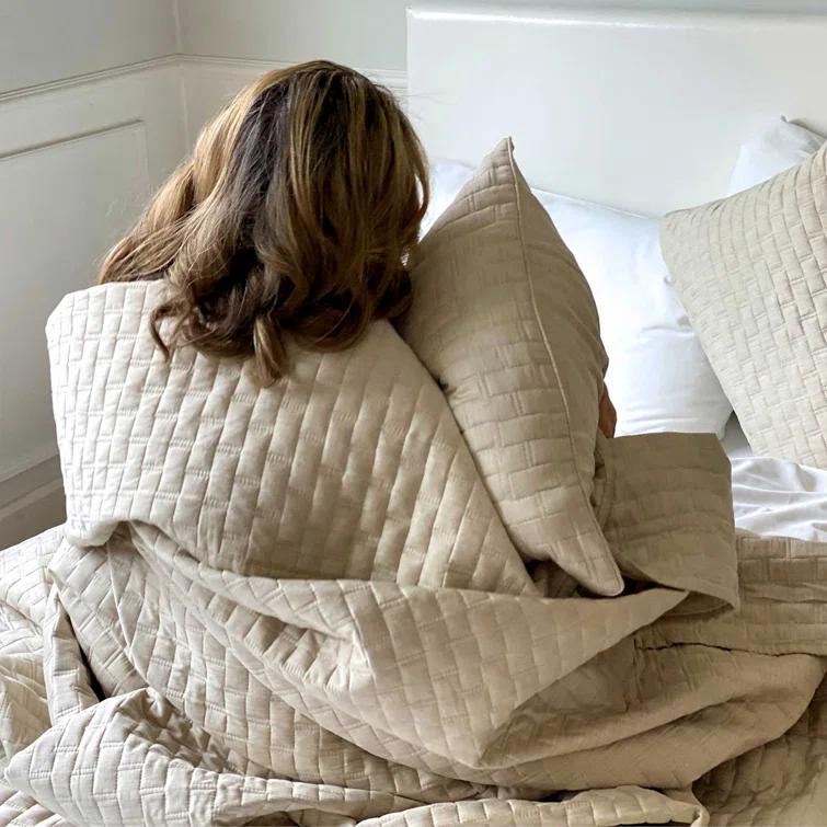 BedVoyage BedVoyage Melange from Bamboo Cotton Quilted Coverlet