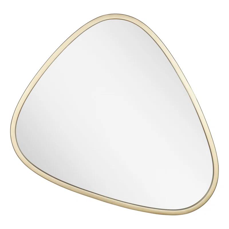 Signature Hardware Platt 30-3/4" x 33-1/4" Asymmetrical Framed Bathroom Mirror