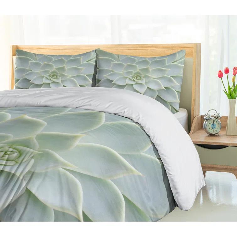 Ambesonne Cactus Traditional Duvet Cover Set