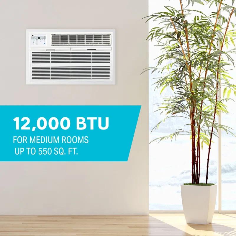 Arctic Wind 12000 BTU Through The Wall Air Conditioner for 550 Square Feet with Heater and Remote Included