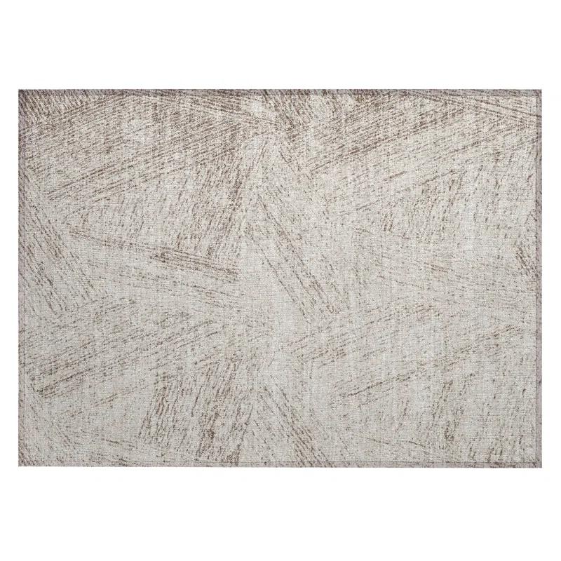 Chayden ACN991 1'8" x 2'6" Machine Washable Gray Indoor/Outdoor Area Rug