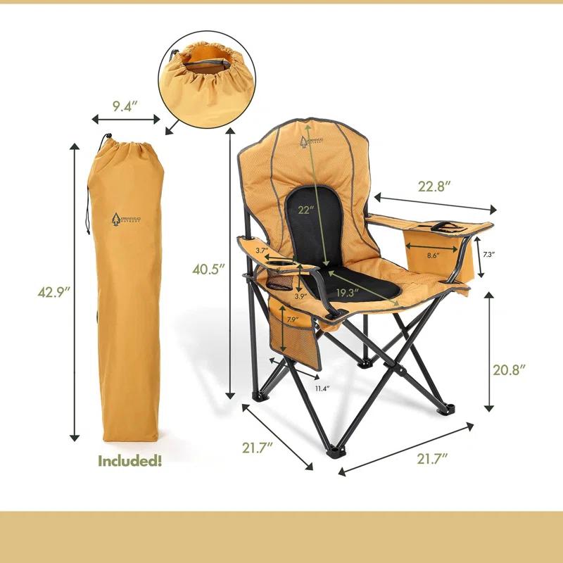 ARROWHEAD Outdoor Folding Camping Chair